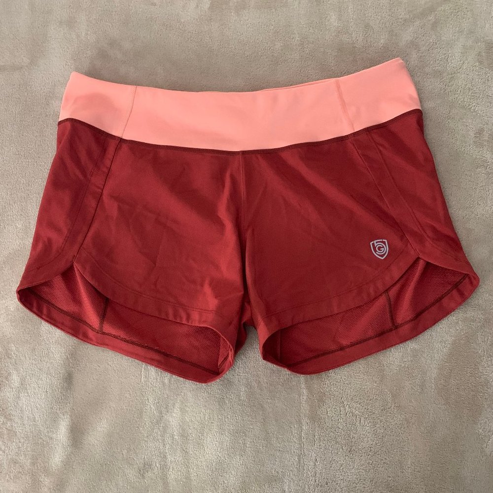 Goal Five - Excel Training Short - Cinnabar/Faded Rose - Size XL